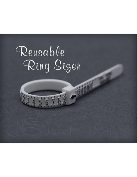 Medidor de Tamaño de Anillo Reutilizable UNIMERCADO 1-17