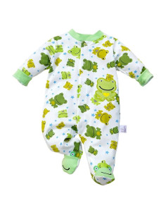 Mono de Bebé Unisex 100% Algodón Manga Larga 9-12 Meses