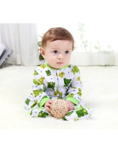 Mono de Bebé Unisex 100% Algodón Manga Larga 9-12 Meses 2