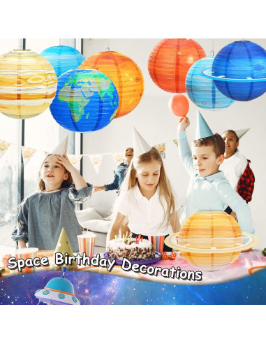 Linternas de Papel Espaciales 8PCS 30.48 cm Bisanzoya