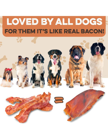 Orejas de Cerdo Enteras Brutus & Barnaby 12 Ct - Masticables Naturales