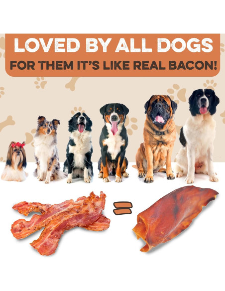 Orejas de Cerdo Enteras Brutus & Barnaby 12 Ct - Masticables Naturales