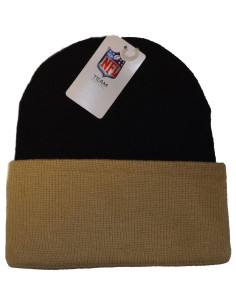 Gorro Beanie Infantil Reebok NFL New Orleans Saints 100% Acrílico 2