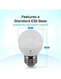 Bombillas LED G16 Bluex Paquete de 6 - 6W 550 Lúmenes 3000K 2