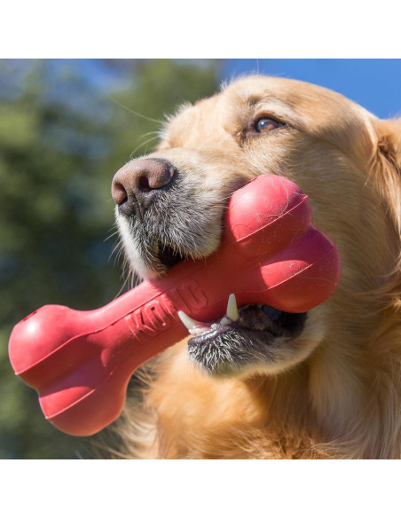 KONG Goodie Bone - Hueso de Goma Natural para Perros X Grande