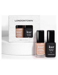 Set de Corrector Iluminador de Uñas y Top Coat LONDONTOWN 11.8 ml