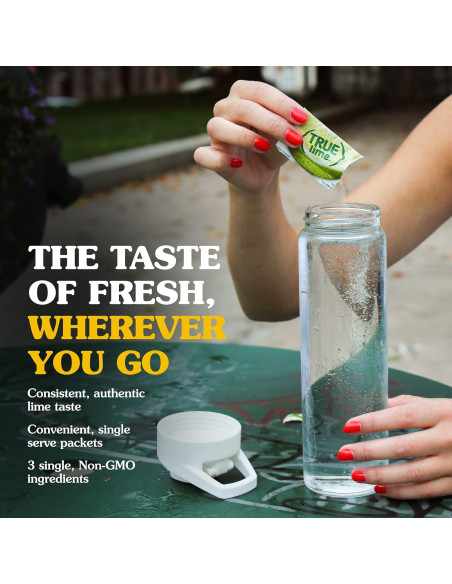 Mejorador de Agua True Lime 100 Paquetes 79.83g Sin Azúcar