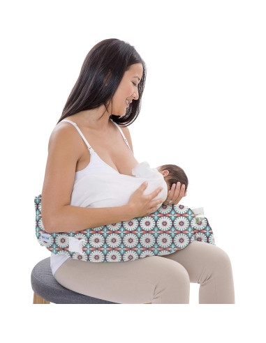 Almohada de Lactancia Mi Amigo Brest Original Ergonomía Coral