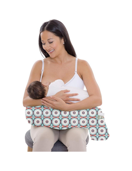 Almohada de Lactancia Mi Amigo Brest Original Ergonomía Coral