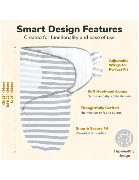 Saco de Envolver Mama Cheetah 100% Algodón Orgánico 1.8-3.2 kg
