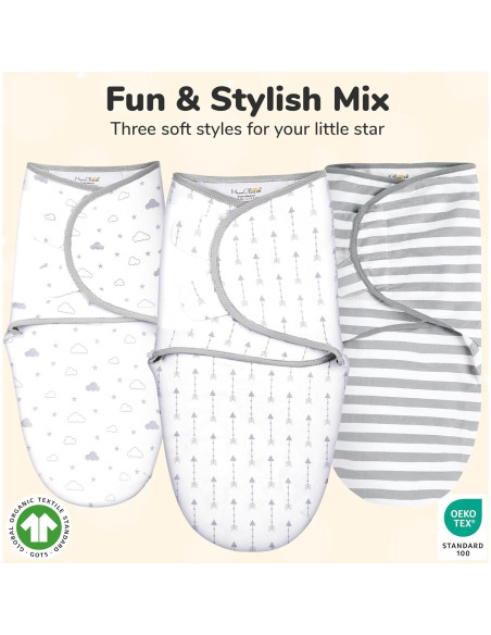 Saco de Envolver Mama Cheetah 100% Algodón Orgánico 1.8-3.2 kg