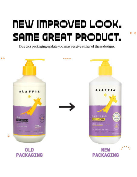 Loción Corporal Alaffia 473 ml Limón Lavanda para Bebés