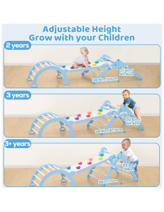 Conjunto de Escalada Montessori FUNLIO 3 en 1 - Azul 2