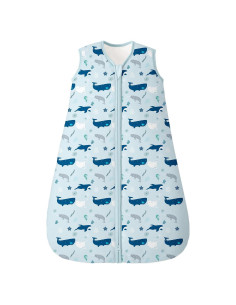 Saco de Sueño Unnivoll 6-12 Meses 2.5 TOG Algodón Tiburón