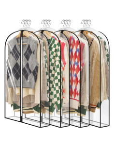 Bolsas de Ropa Colgantes Perber 60x100 cm Pack de 4