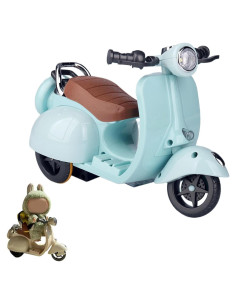 Juguete Scooter Labubu con Luz y Música - Azul 19x12.5cm