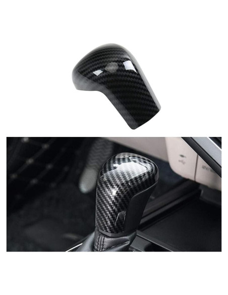 Cubierta de Perilla de Cambio XITER para Toyota Camry/Corolla 2018-2025 - Fibra de Carbono
