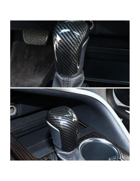 Cubierta de Perilla de Cambio XITER para Toyota Camry/Corolla 2018-2025 - Fibra de Carbono