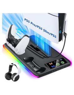 Estación de Enfriamiento y Carga BRHE para PS5 Slim Pro