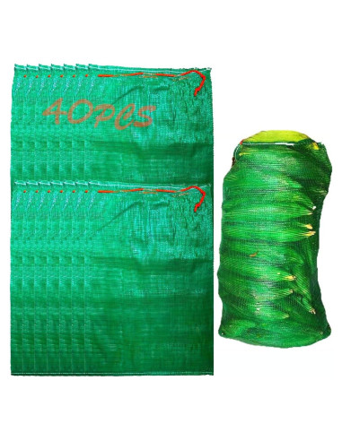 Bolsas de Malla Reutilizables Firdnyohs 40 Pcs 89.9x59.7 cm