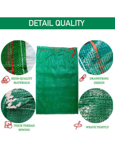 Bolsas de Malla Reutilizables Firdnyohs 40 Pcs 89.9x59.7 cm 2