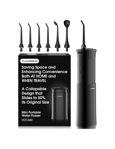 Irrigador Oral Inalámbrico HANGSUN HOC660 Recargable Negro