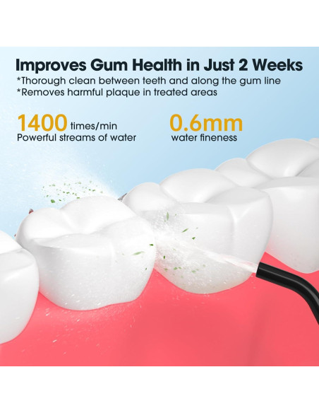 Irrigador Oral Inalámbrico HANGSUN HOC660 Recargable Negro