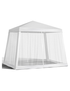 Carpa de Fiesta Exterior Outvita 2.44x2.44m Impermeable con Malla
