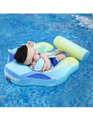 Flotador de Natación Mambobaby con Dosel UV 50+ para Bebés