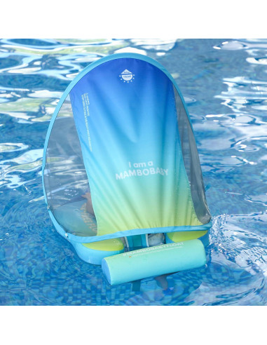 Flotador de Natación Mambobaby con Dosel UV 50+ para Bebés