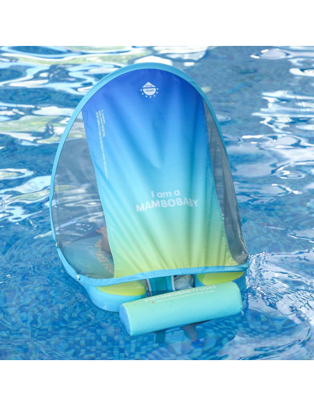 Flotador de Natación Mambobaby con Dosel UV 50+ para Bebés