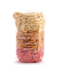 Bucles de Posavasos Algodón Friendly Loom Tulipán - 6 Piezas