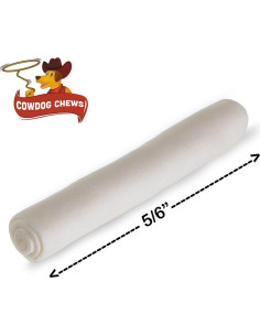 Rollos de piel de res para perros Cowdog - 10 unidades 100% natural 2