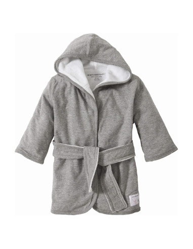 Bata con Capucha para Bebés Burts Bees Baby 0-9 Meses Gris