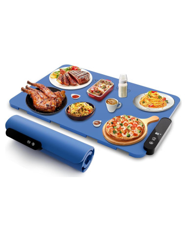 Bandeja Calentadora Eléctrica HASDSAGY 44.9x31.8cm 5 Temperaturas