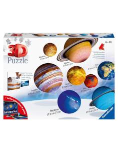 Rompecabezas 3D Sistema Solar Ravensburger 540 Piezas