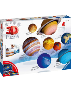 Rompecabezas 3D Sistema Solar Ravensburger 540 Piezas 2