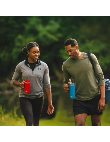 Taza de Viaje RTIC 473ml Aislada Acero Inoxidable Negra