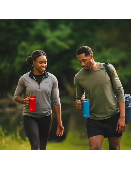 Taza de Viaje RTIC 473ml Aislada Acero Inoxidable Negra