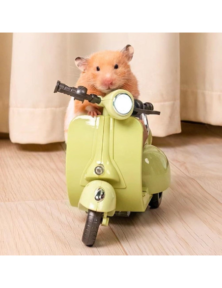 Scooter Eléctrico Interactivo Labubu con Luz y Música Verde