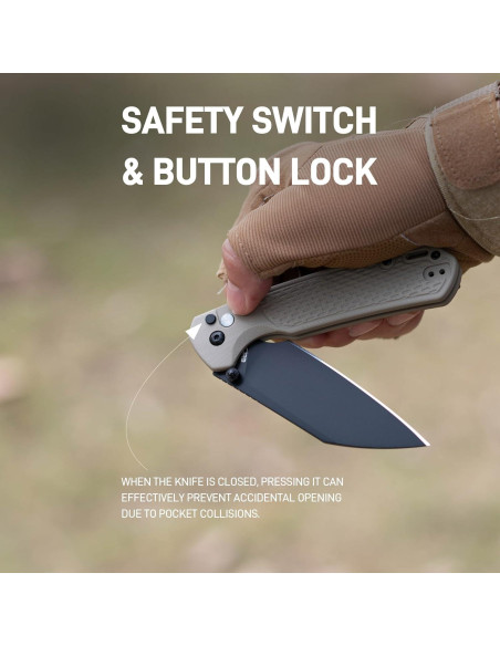 Cuchillo de Bolsillo CJRB J1945L Grande Pyrite-Light 9.4 cm