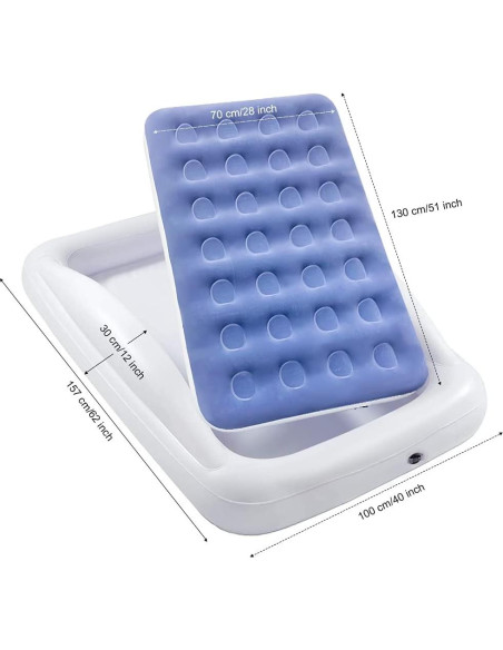 Cama de Viaje Inflable Fahuac para Niños con Bomba Eléctrica