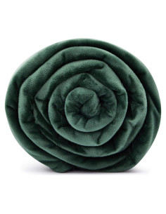 Funda de Edredón TONGDADA Verde Oscuro Minky 203x152 cm