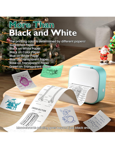 Impresora de Etiquetas Phomemo T02 Mini Bluetooth Verde