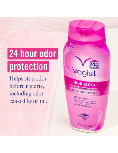 Lavado Femenino Vagisil 355 ml - Bloqueo de Olores Hipoalergénico