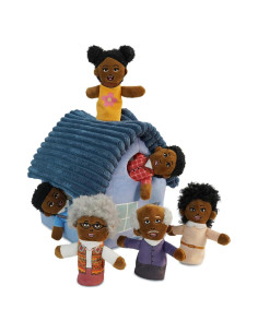 Títeres de Dedo JUSTQUNSEEN 6pcs Mini Peluche Hogar Africano