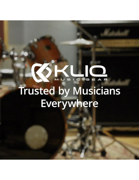 KLIQ MetroPitch Afinador y Metrónomo Digital 3-en-1 Negro