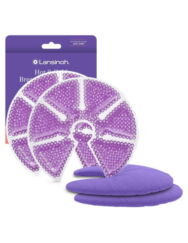 Packs de Terapia para Senos Lansinoh 2 Unidades Calientes y Frías