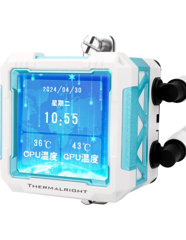 Enfriador Líquido AIO Thermalright FW360 PRO Blanco ARGB 360mm