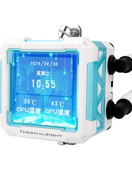 Enfriador Líquido AIO Thermalright FW360 PRO Blanco ARGB 360mm